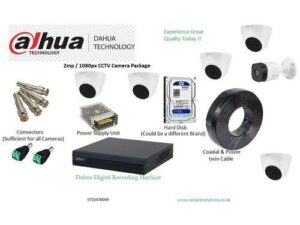 Dahua 6-Camera 2MP HD CCTV Kit with Night Vision